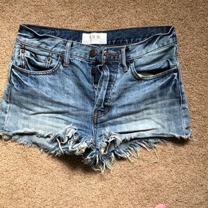 Free People denim shorts